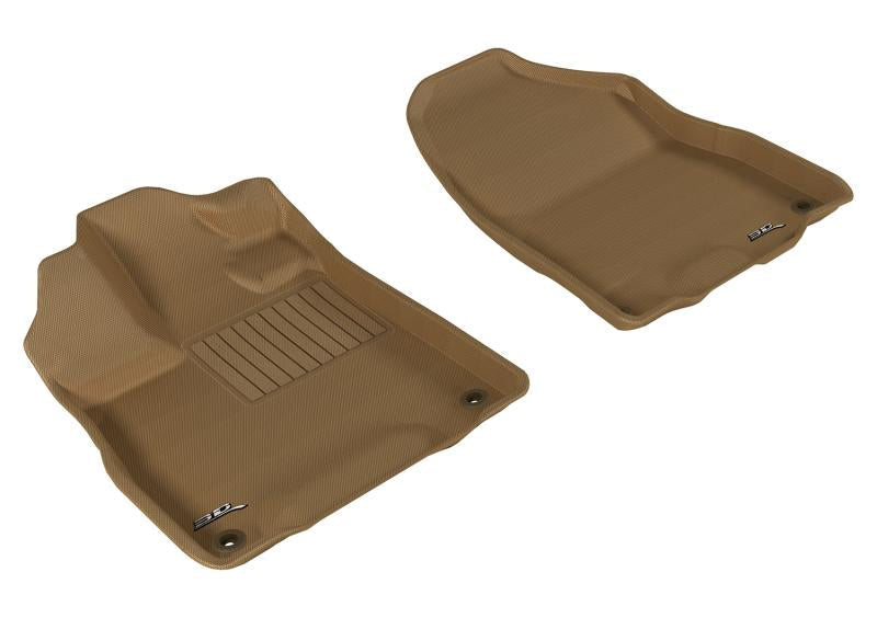 3D MAXpider 2014-2020 Acura MDX Kagu 1st Row Floormat - Tan L1AC00611502