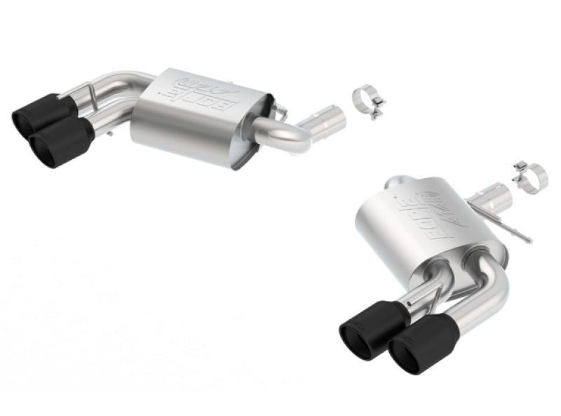 Borla 16-18 Chevy Camaro V8 SS AT/MT ATAK Rear Section Exhaust w/o Dual Mode Valves Ceramic Black 11921CB
