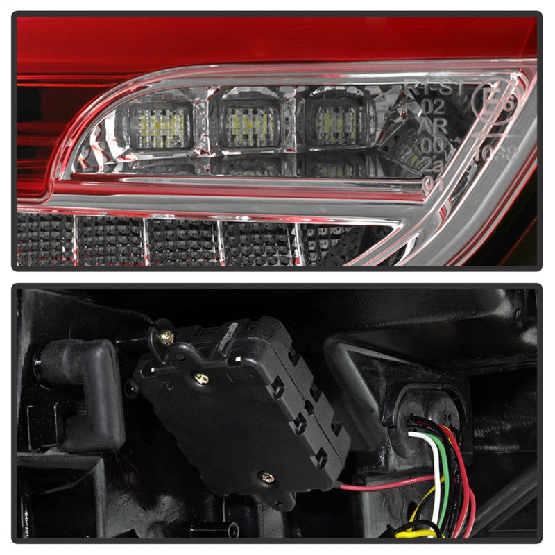 Spyder 15-17 Ford Focus Hatch LED Tail Lights w/Indicator/Reverse - Red Clr (ALT-YD-FF155D-LED-RC) 5085726