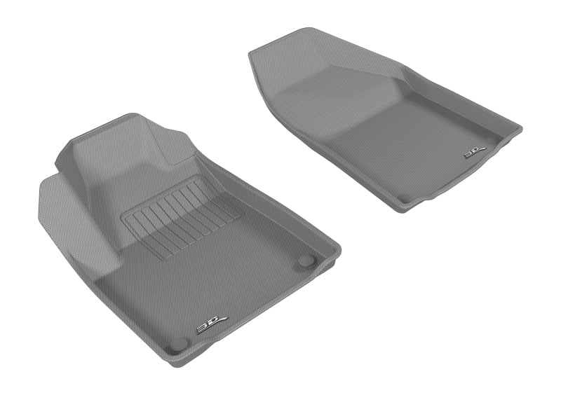 3D MAXpider 2015-2020 Jeep Cherokee Kagu 1st Row Floormat - Gray L1JP01511501