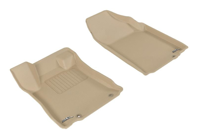 3D MAXpider 2016-2018 Nissan Altima Sedan Kagu 1st Row Floormat - Tan L1NS09211502