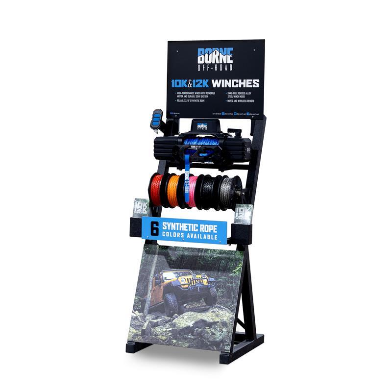 Borne Off-Road 10K/12K Winch POP Display brnBNWN-POP