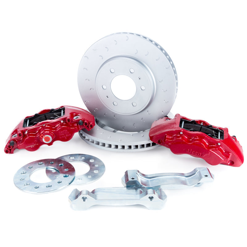 Alcon 2010+ Ford F-150 347x36mm Rotors 6-Piston Red Front Brake Kit *Requires alcAC011507NANA BKF1559BE11