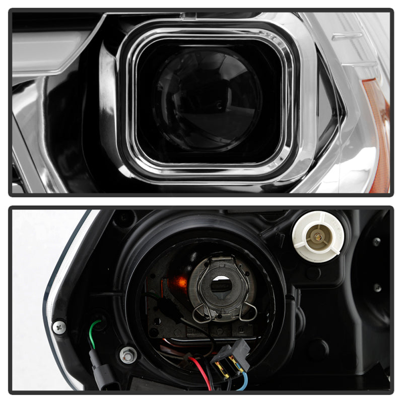 Spyder Dodge Durango 11-13 Halogen Model Only Projector Headlights - Chrome PRO-YD-DDU11SI-C 5088277