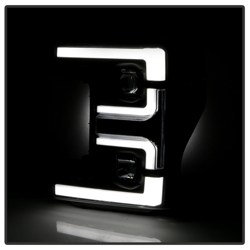 Spyder 17-18 Ford F250/F350/F450 Halogen Model Only -White Light Bar- Black- PRO-YD-FS17HALSI-BK 5087850