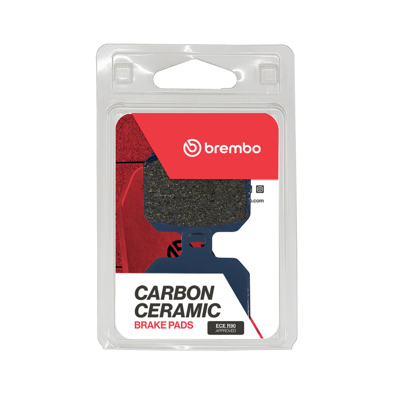 Brembo OE 04-13 Derbi GPR Racing 50cc/08-15 Rieju Tango 250cc Carbon Ceramic Brake Pad - Front 07BB20CC
