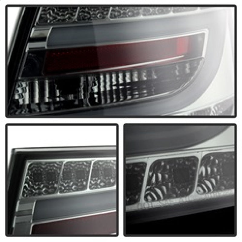 Spyder Audi A6 05-08 4Dr Sedan Light Bar LED Tail Lights Smke ALT-YD-AA605-LBLED-SM 5079626