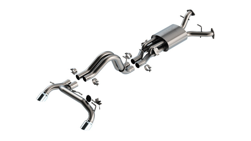 Borla 22-24 Ford Bronco Raptor V6 Turbo AT 2WD / 4WD ATAK Catback Exhaust w/ 4in Chrome Tips 140934