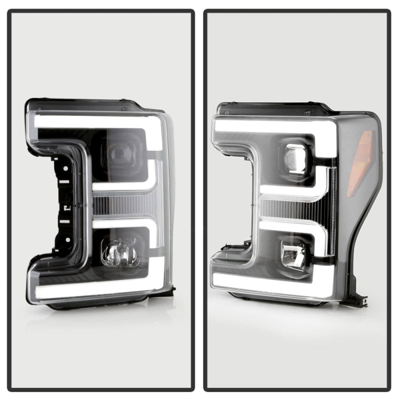 Spyder 17-18 Ford F250/F350/F450 Halogen Model Only -White Light Bar- Black- PRO-YD-FS17HALSI-BK 5087850