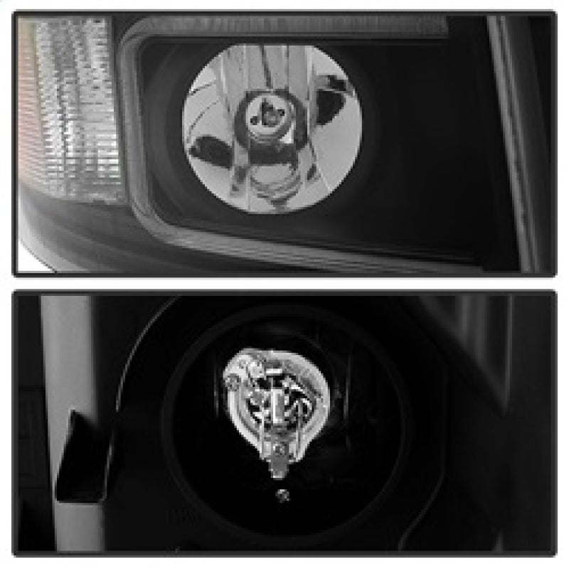 SPYDER Xtune Chevy Silverado 1500/2500/3500 07-13 Projector Headlights Black PRO-JH-CS07-LED-BK 9027796