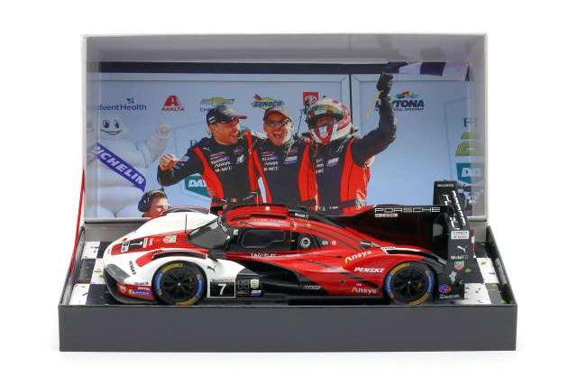 Ixo Porsche 963 LMDh #7 Penske Motorsports WINNER 24hr Daytona 2025 Collector's Box 1:18