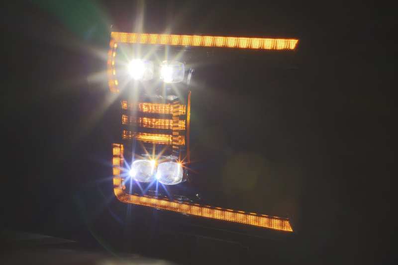 AlphaRex 18-20 Ford F-150 NOVA LED Proj Headlight Plank Style Alpha Blk w/Activ Light/Seq Signal/DRL 880165 *Discontinued