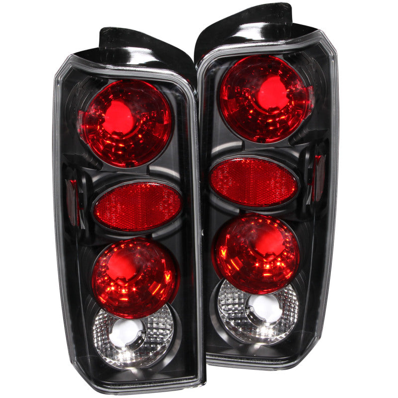 Anzo 1997-2001 Jeep Cherokee Tail lights Black
