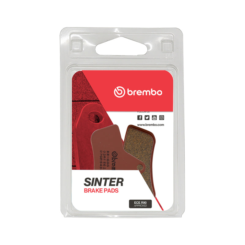 Brembo OE 99-04 Arctic Cat 2x4/4x4 250cc Sinter Brake Pad - Front 07GR54SD