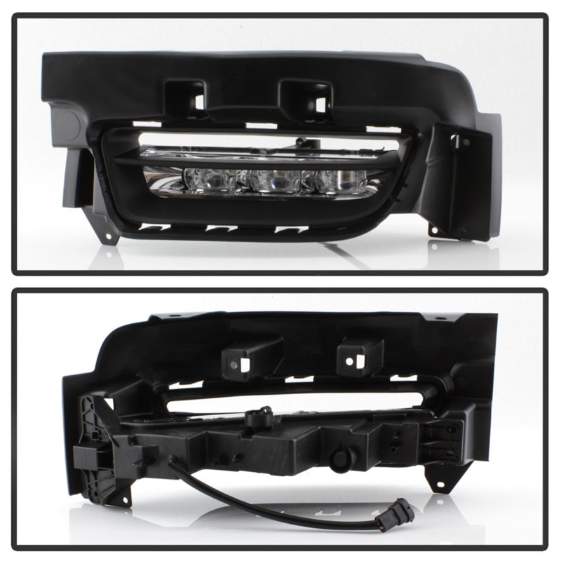 Spyder Dodge Charger 2015-2016 OEM LED Fog Lights W/Universal Switch- Clear FL-DCH2015-LED-C 5082985