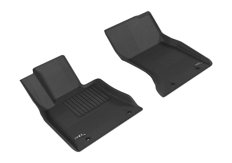 3D MAXpider 15-16 Genesis G80 AWD / 17-20 Hyundai Genesis AWD Sedan Kagu 1st Row Floormats - Gray L1HY05011501