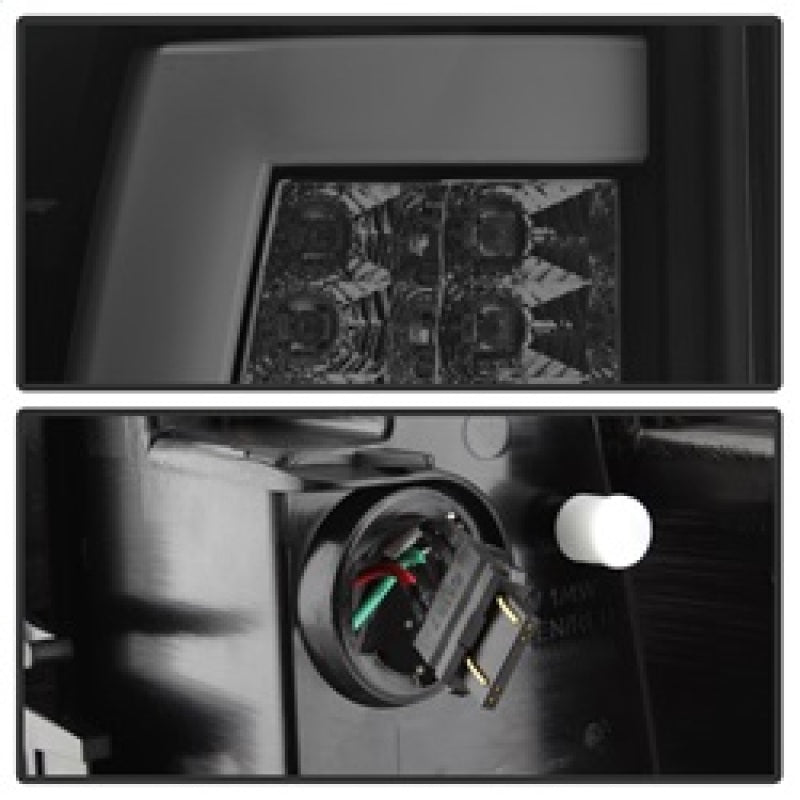 Spyder 00-06 GMC Yukon/Yukon XL V2 Light Bar LED Tail Lights - Blk Smoke (ALT-YD-CD00V2-LBLED-BSM) 5084156