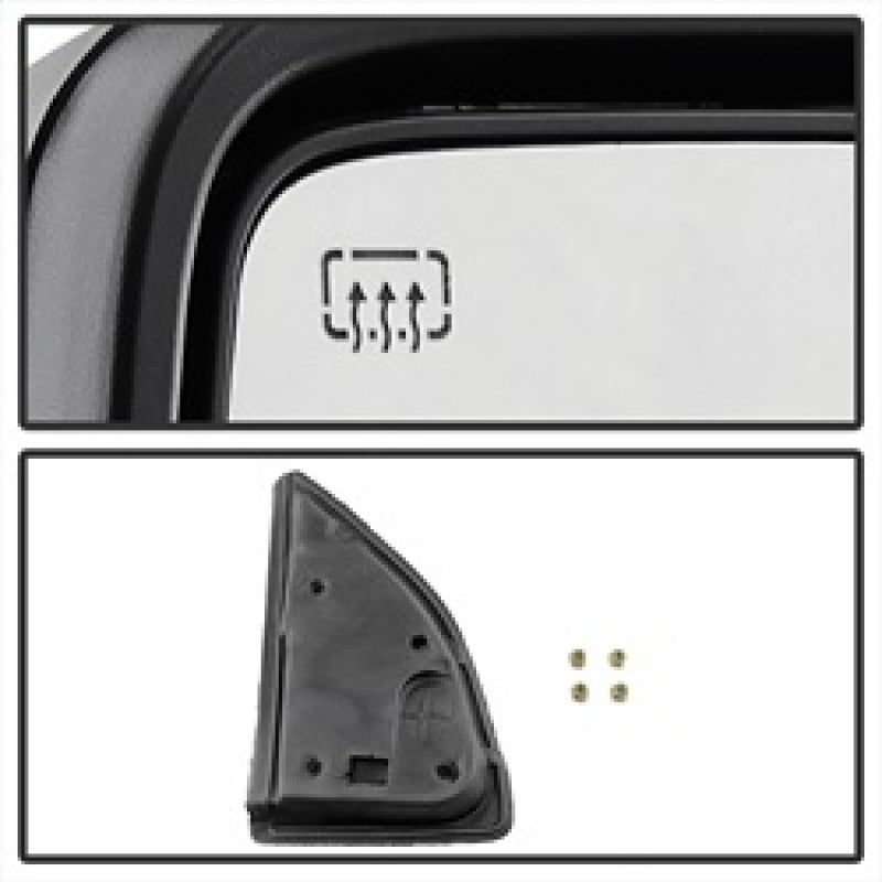 SPYDER xTune Ford SuperDuty 08-15 Extendable Heated Mirrors w/ LED Signal Smoke MIR-FDSD08S-PW-SM-SET 9935831