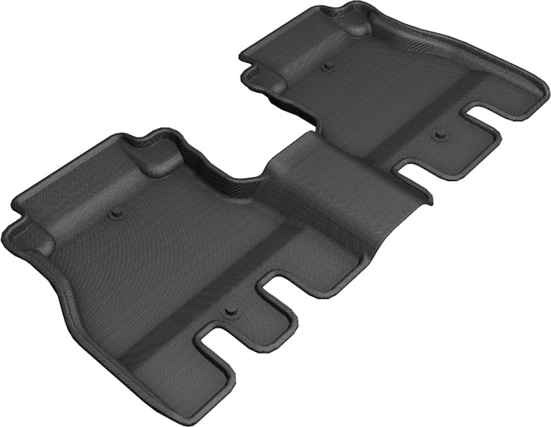 3D MAXpider 2018-2020 Jeep Wrangler JL Unlimited Kagu 2nd Row Floormats - Black L1JP01921509