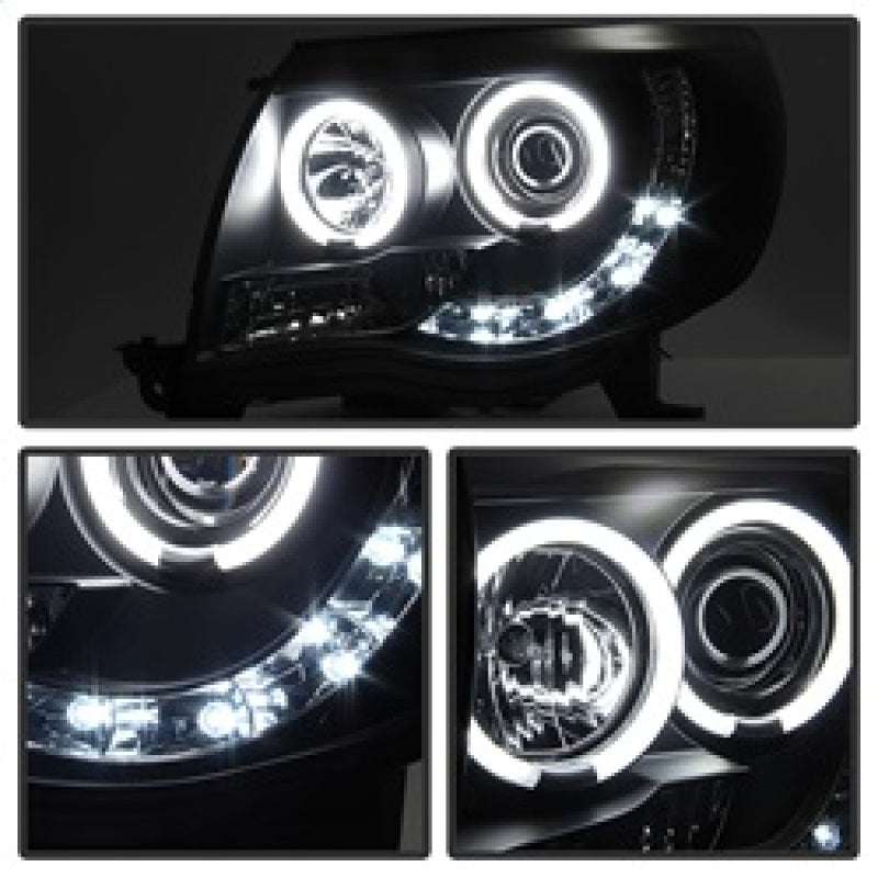 Spyder Toyota Tacoma 05-11 Projector Headlights CCFL Halo LED Blk Smke PRO-YD-TT05-CCFL-BSM 5079046