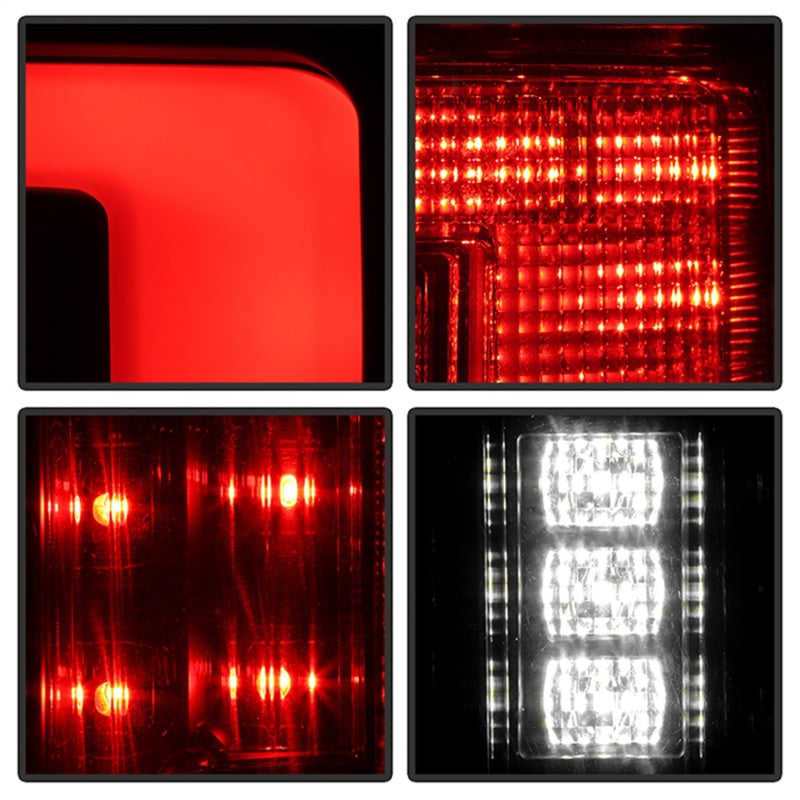 SPYDER 21-23 Ford F150 (Halogen w/ Blind Spot) Full LED Tail Lights - Black (ALT-YD-FF15021HALBS-BK) 5088789