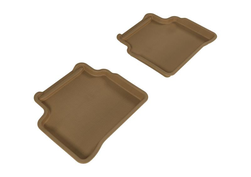 3D MAXpider 2007-2012 Nissan Altima Sedan Kagu 2nd Row Floormats - Tan L1NS06221502