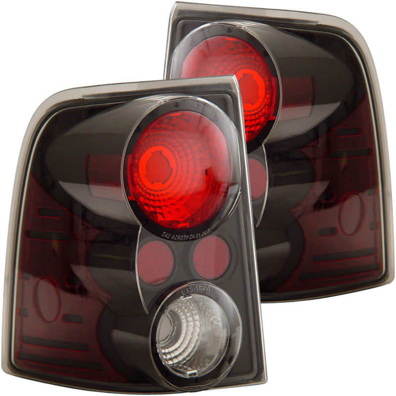 Anzo 2002-2005 Ford Explorer Taillights Black