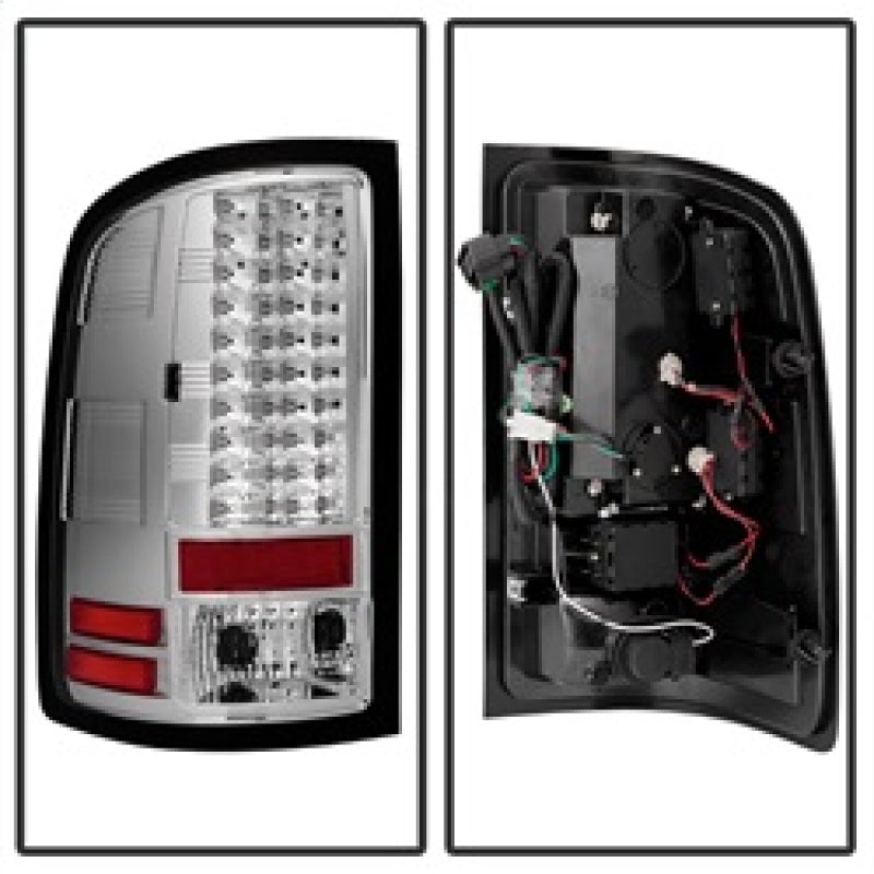 Spyder GMC Sierra 07-13 (Not fit 3500 Dually 4 Rear Wheels)LED Tail Lights Chrome ALT-YD-GS07-LED-C 5014931