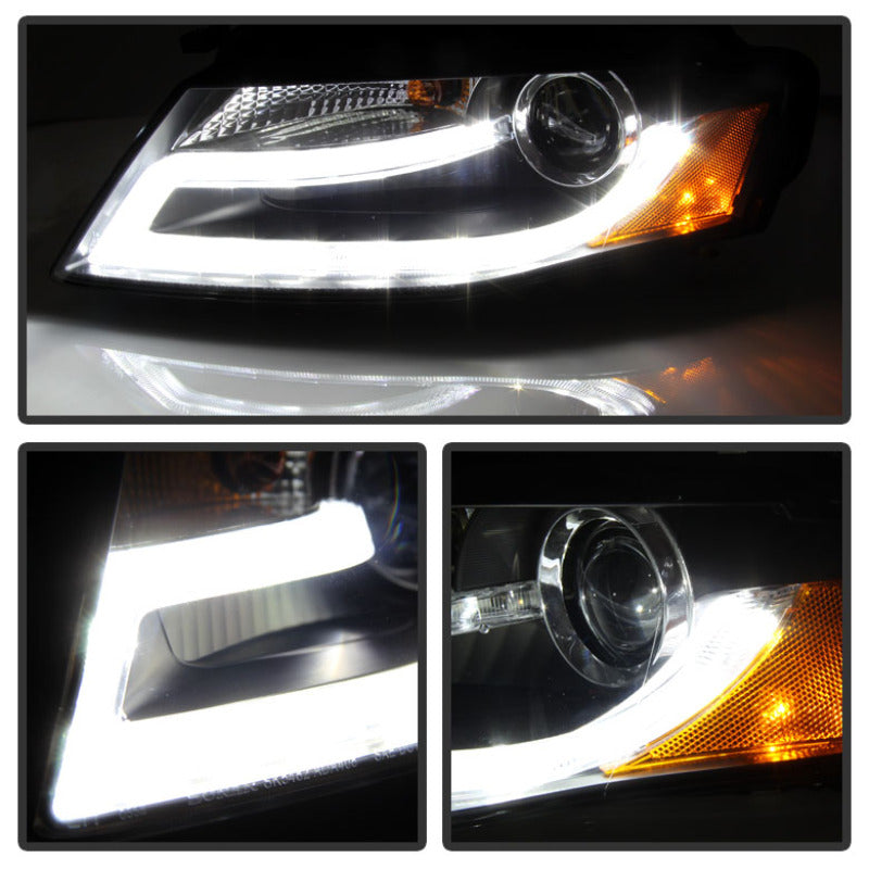 Spyder Audi A4 09-12 Projector Headlights Xenon/HID Model Only - DRL LED Blk PRO-YD-AA408-HID-DRL-BK 5080752