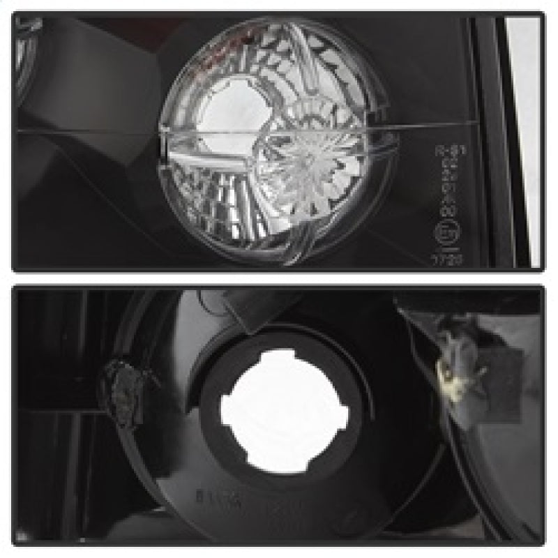 Spyder Hyundai Santa Fe 01-06 (01-04 Model use 3 Bulbs only)Euro Tail Lights Blk ALT-YD-HYSF01-BK 5005359