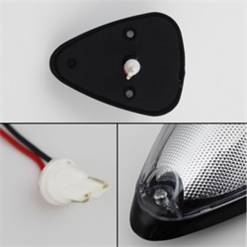 SPYDER Xtune Ford Super Duty F250-F550 99-15 Amber LED Cab Roof Lights Clear ACC-LED-FDSD99-CR-C 9924583