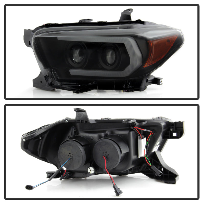 Spyder Toyota Tacoma 16-18 (SR5 Model Only) Projector Headlights Black Smoke PRO-YD-TT16-LB-BSM 5087546