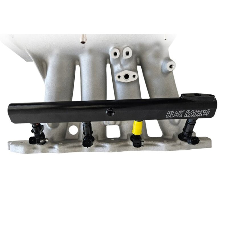 BLOX Racing Honda B-Series Xtreme Aluminum Fuel Rail - Black BXFU-00720-BK