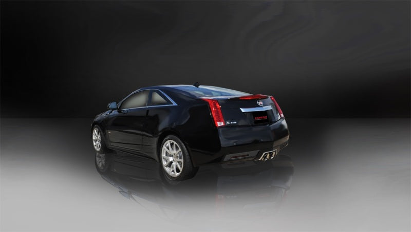 Corsa Performance 11-13 Cadillac CTS Coupe V 6.2L V8 Polished Sport Axle-Back Exhaust