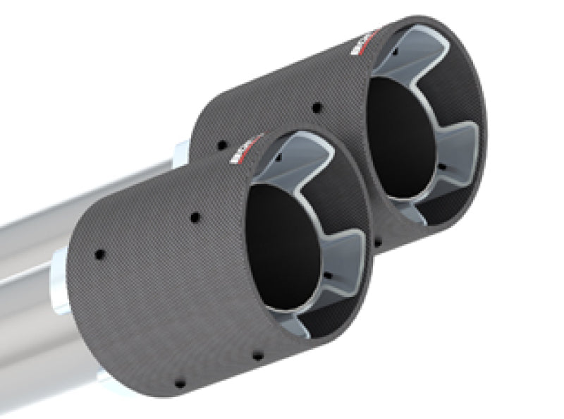 Borla 2020 Ford GT500 5.2L AT 3in ATAK CatBack Exhaust w/ Carbon Fiber Tips 140837CF