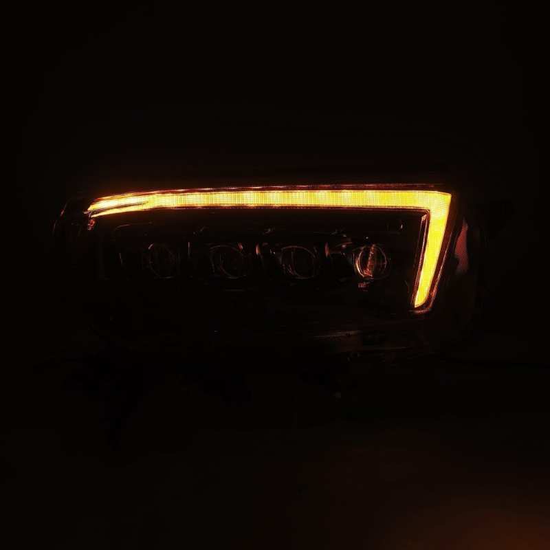 AlphaRex 10-13 Toyota 4Runner NOVA LED Proj Headlights Plank Style Alpha Black w/Seq Signal/DRL 880758 *Discontinued