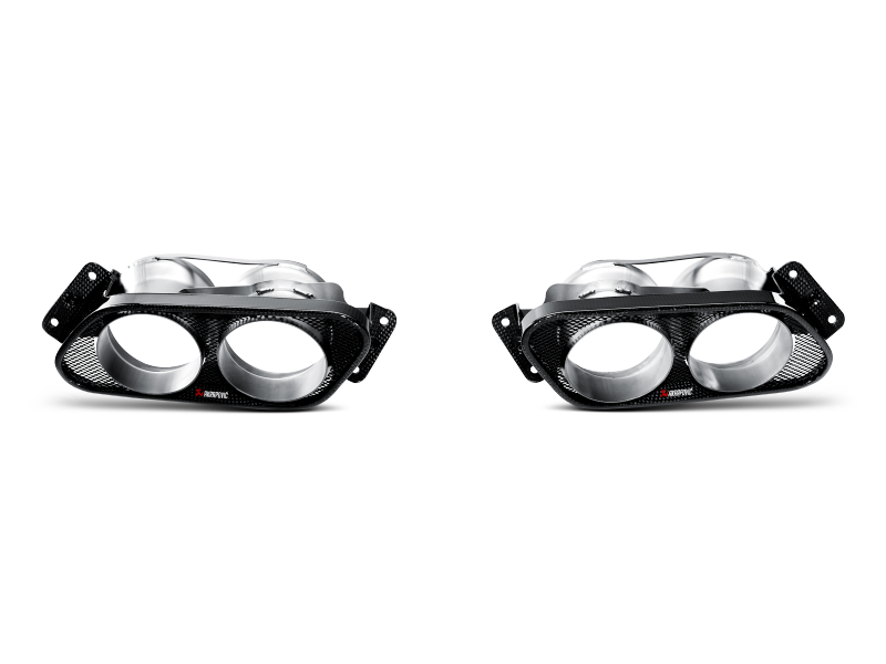 Akrapovic 10-14 AMG SLS Coupe/Roadster Evolution Line Cat Back (Titanium) w/ Carbon Tips S-MESLSAMG/1