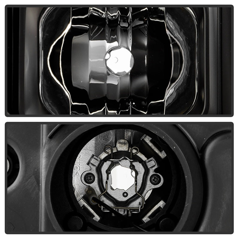 SPYDER 20-23 Chevy Silverado 2500/3500 Proj Headlights - LED DRL - Black PRO-YD-CSHD20SI-SEQ-BK 5088796