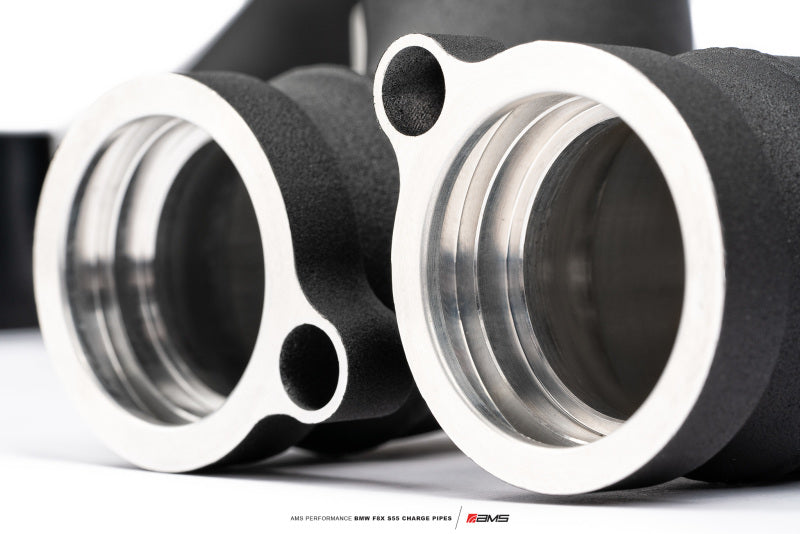 AMS Performance 15-18 BMW M3 / 15-20 BMW M4 w/ S55 3.0L Turbo Engine Charge Pipes AMS.39.09.0001-1