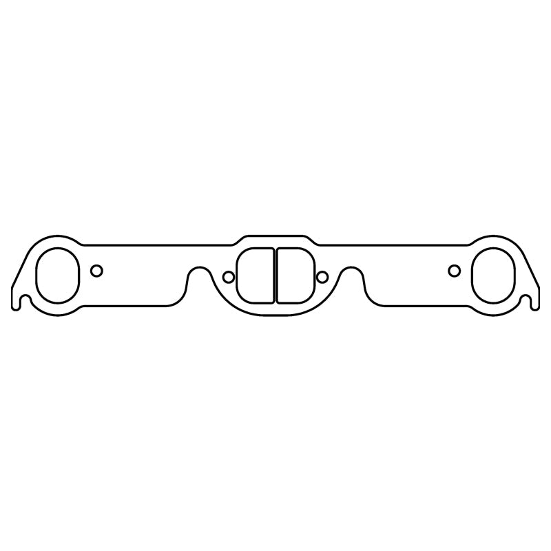 Cometic Gasket Cometic Pontiac 326-455 CI V8 .043in Copper Exhaust Manifold Gasket Set - 2.000in x 1.550in D-Ports C15342C