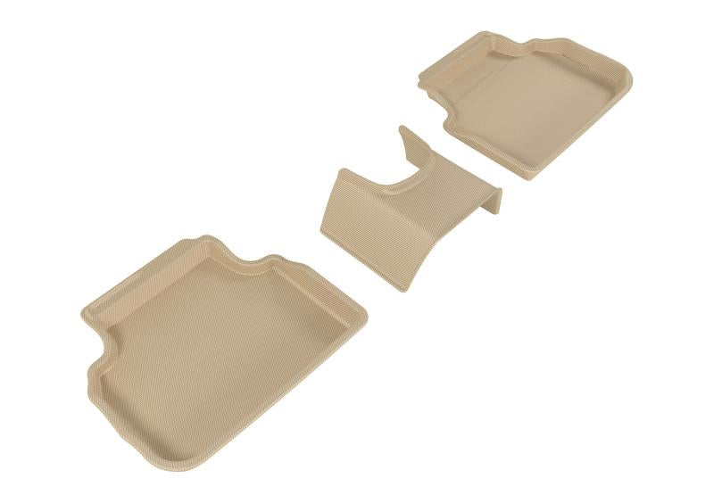 3D MAXpider 2016-2019 Mini Clubman Kagu 2nd Row Floormats - Tan L1MN01321502