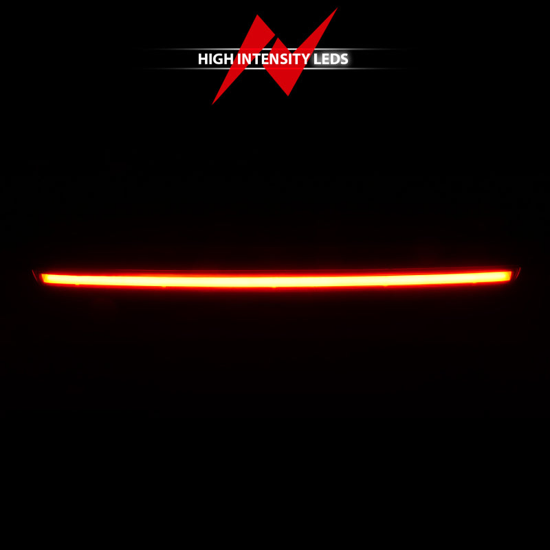 ANZO 2007-2014 Chevrolet Suburban 1500 LED 3rd Brake Light Black Housing Red Lens w/ Spoiler 1pc 531110