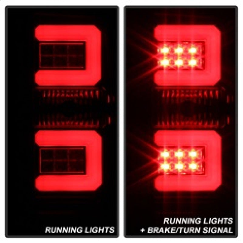 Spyder Chevy Silverado 2016-2017 Light Bar LED Tail Lights - Black ALT-YD-CS16-LED-BK 5083722