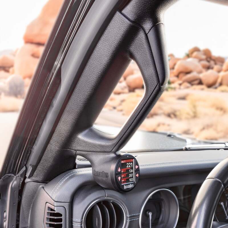 Banks Power Banks 2018-2023 Jeep Gauge Pod Kit - Single Gauge - Lower Mount 63377