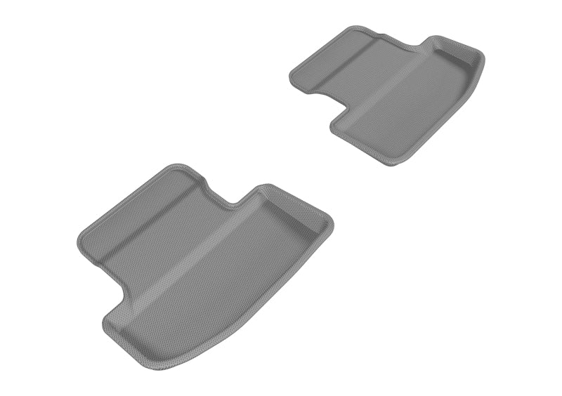 3D MAXpider 2015-2020 Ford Mustang Kagu 2nd Row Floormats - Gray L1FR08521501