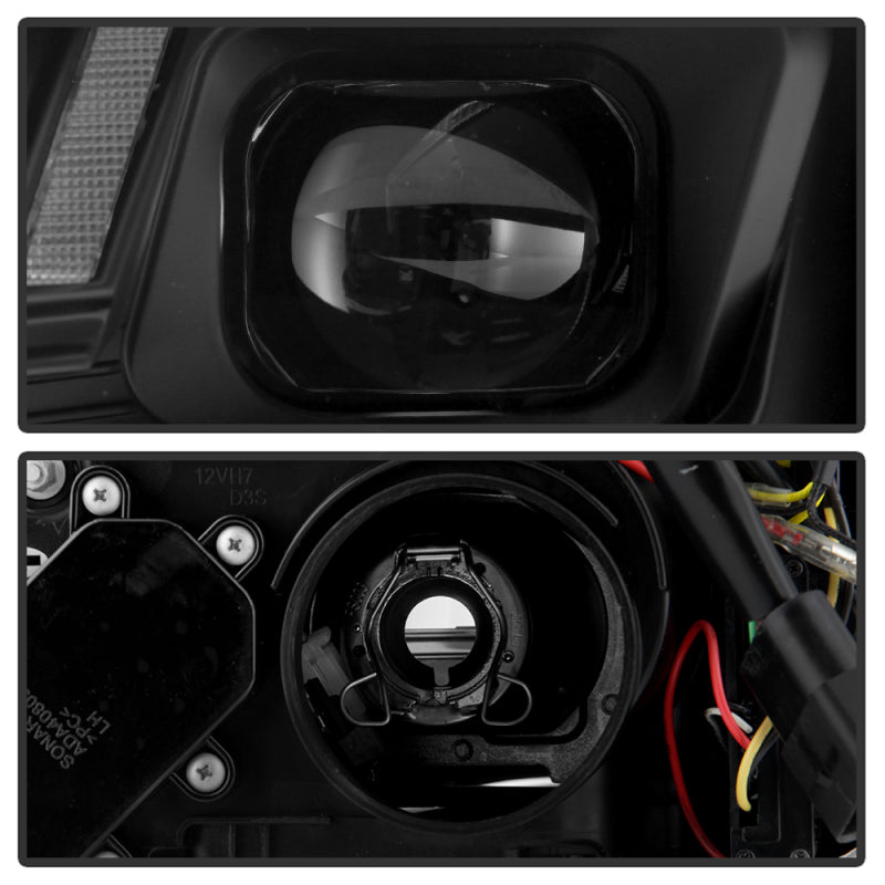 Spyder 13-16 Audi A4/S4 Halogen Model Only Projector Headlights - Black PRO-YD-AA413HALSI-BK 5088321