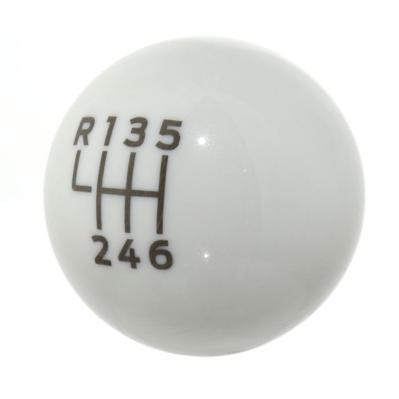 Ford Racing 15-19 Ford Mustang EcoBoost / GT w/ 6-Speed Manual Transmission Bullitt White Shift Knob M-7213-M8B