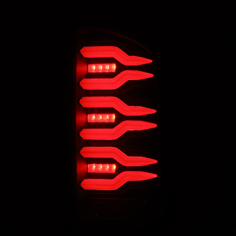 AlphaRex 07-08 Dodge Ram 1500/07-09 Dodge Ram 2500+3500 Luxx-Series LED Tail Lights (Pair) Black 641040 *Discontinued