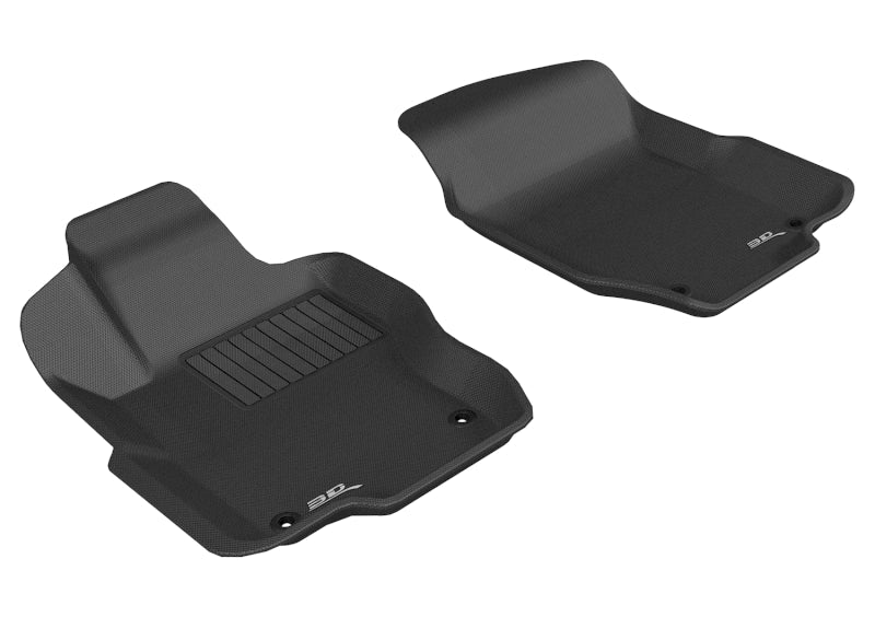 3D MAXpider 2006-2011 Mercedes-Benz ML-Class/GL-Class W164/X164 Kagu 1st Row Floormat - Black L1MB00811509
