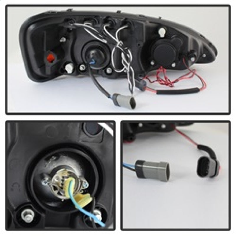 Spyder Pontiac Grand Prix 04-08 Projector Headlights LED Halo LED Blk Smke PRO-YD-PGP04-HL-BSM 5078629